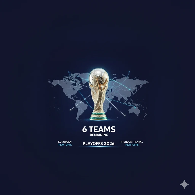 Six Teams Await Final Qualification Through the European and Intercontinental Playoffs for the 2026 World Cup