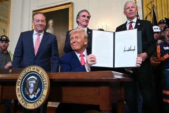 The Trump administration allocates $100 million to renovate coal-fired power plants.