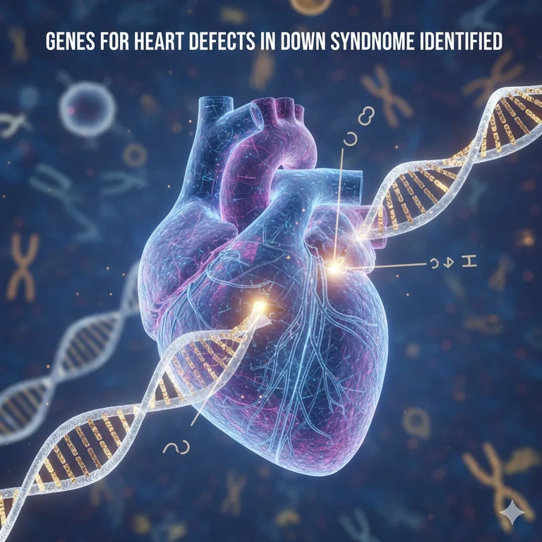 Genes responsible for heart defects in Down syndrome patients identified
