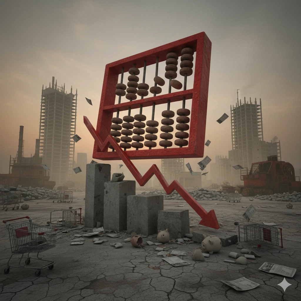 China's economy is losing momentum as consumption and investment decline.